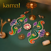 Kamal Border - Set of 6 - Island Rangoli